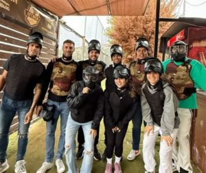 Οικογένεια η ΑΕΚ: Πήγαν για paintball Πινέδα, Περέιρα και Λαμέλα (pic)