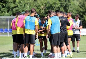 Τι συνέβn με Ρέλβας, Λιούμπιτσις και Μαρσιάλ στην πρωινή προπόνηση της ΑΕΚ