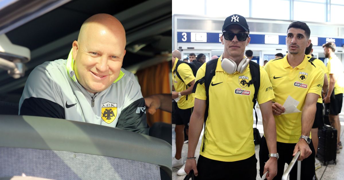 Εικόνες από την αναχώρηση της ΑΕΚ για την προετοιμασία στην Ολλανδία