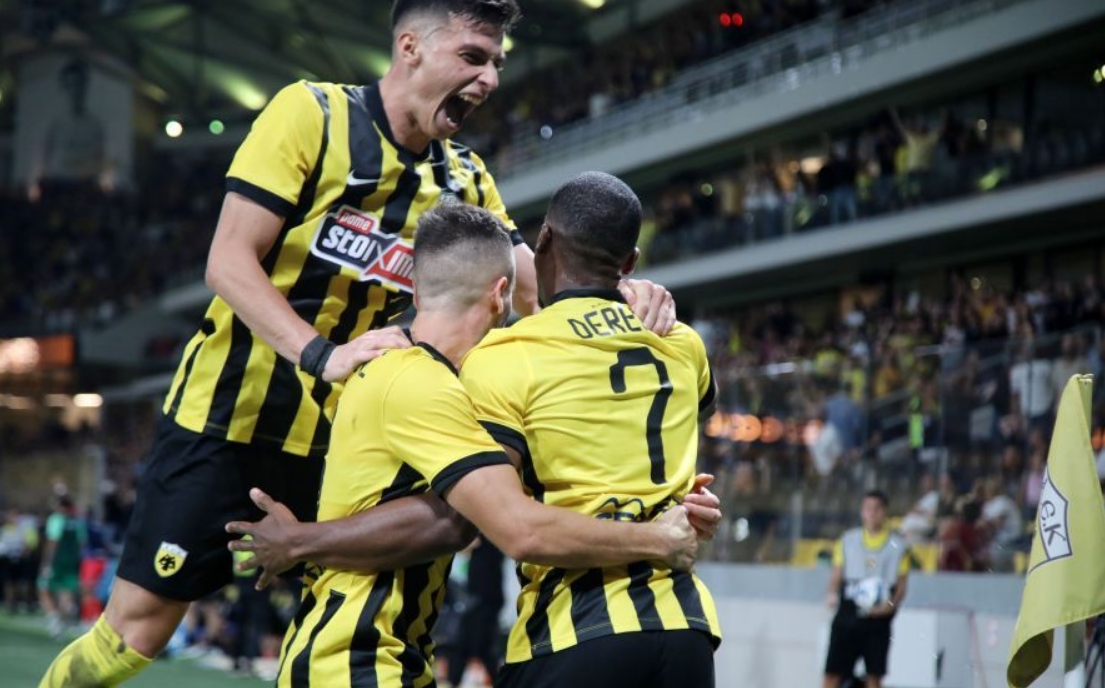 «Κιτρινόμαυρη» παράνοια - Η παρακάμερα από την πρόκριση της ΑΕΚ! (vid)