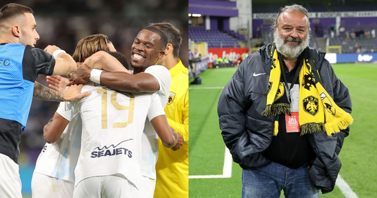 Παρακάμερα Άντερλεχτ-ΑΕΚ: Το πάρτι στην εξέδρα, το ξέσπασμα μετά το γκολ Ελίασον και η χαρά Ηλιόπουλου στο τέλος (vid)