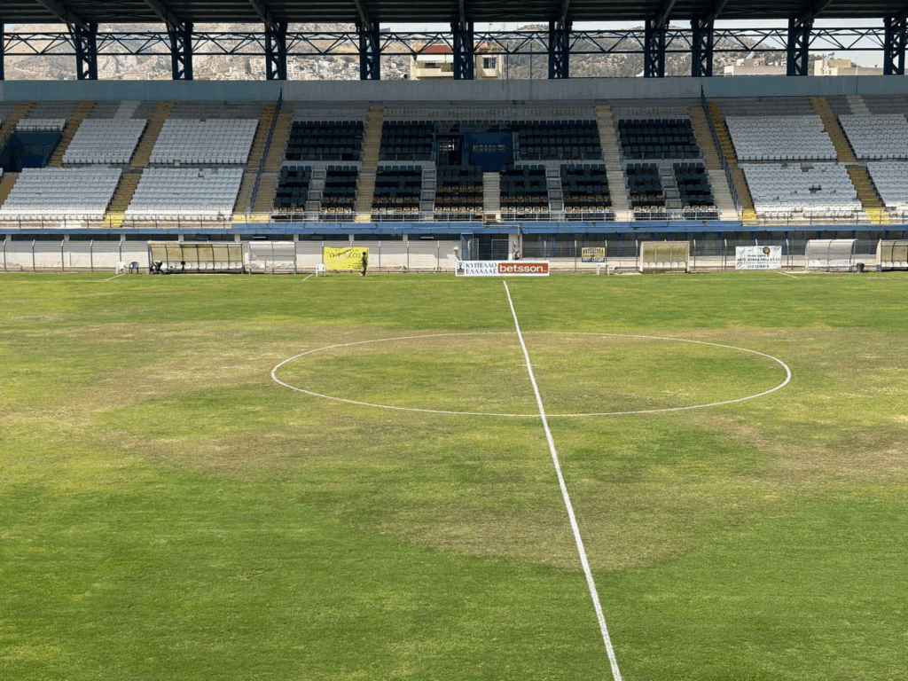 Σε τραγική κατάσταση ο αγωνιστικός χώρος πριν το Αιγάλεω-ΑΕΚ