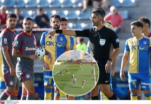 Με πέναλτι που θα συζητηθεί το 0-1 του Ολυμπιακού στην Τρίπολη