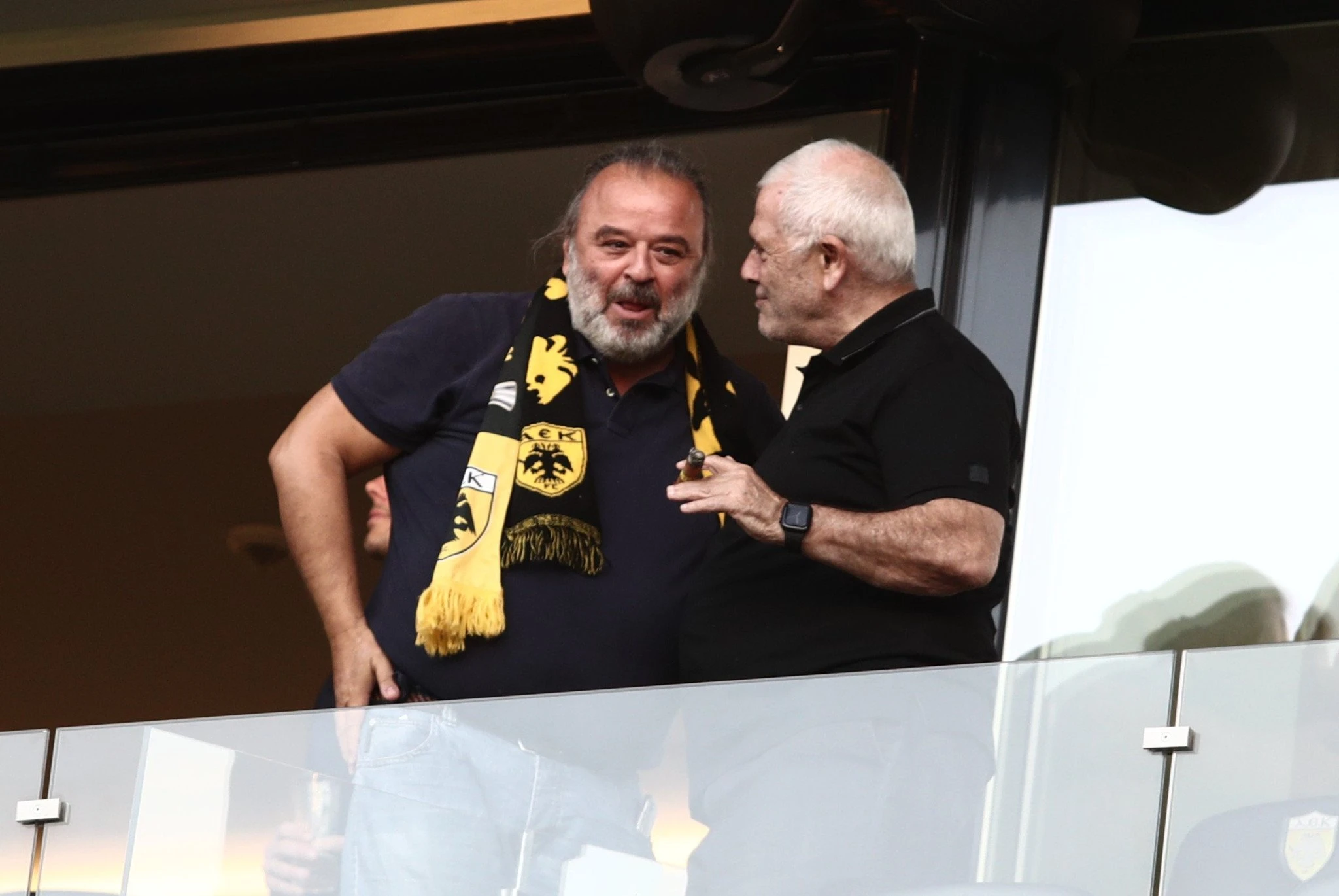 Μαζί Ηλιόπουλος-Μελισσανίδης στην ΟPAP Arena για το ΑΕΚ-Παναιτωλικός