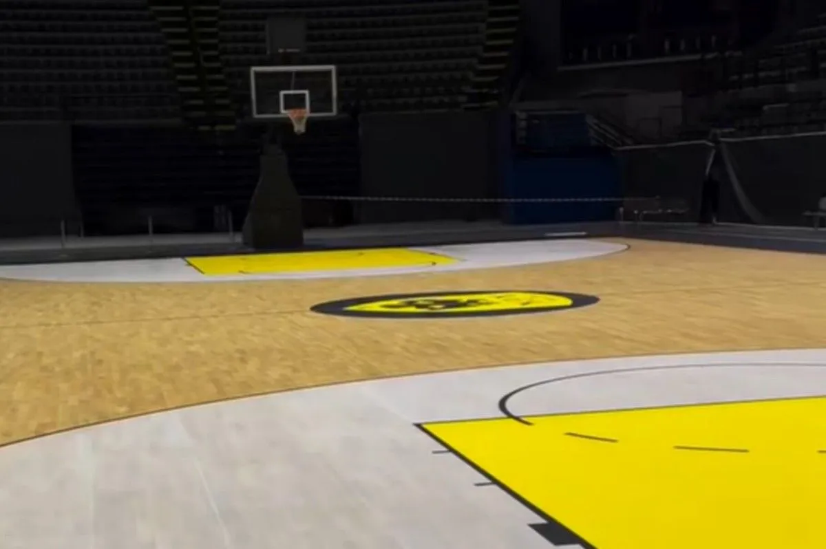 Ανανεώνεται η έδρα της ΑΕΚ: Νέο παρκέ στη SUNEL Arena