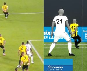 Έδωσε το πλάνο από το ημιαυτόματο οφσάιντ η Cosmote TV: Το 0-1 του ΠΑΟΚ με Μπάμπα