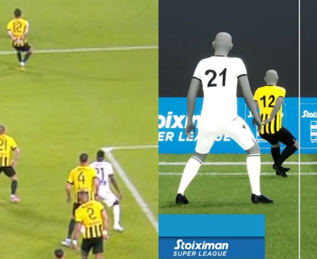 Έδωσε το πλάνο από το ημιαυτόματο οφσάιντ η Cosmote TV: Το 0-1 του ΠΑΟΚ με Μπάμπα