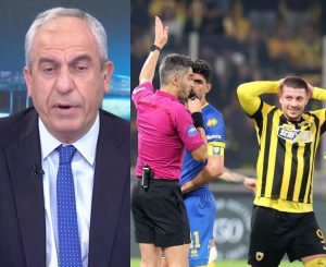 ΑΕΚ – Παναιτωλικός: Τι είπε ο Βαρούχας στην ΕΡΤ για το γκολ του Γιόβιτς