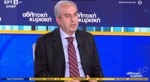 Παναγιώτης Βαρούχας στην ΕΡΤ: «Δεν έπρεπε να μετρήσει το γκολ του Λιούμπισιτς της ΑΕΚ!»