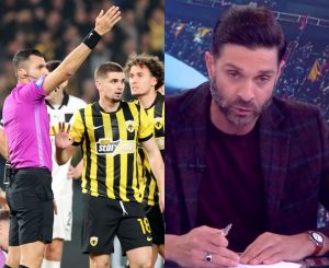 Ρεσιτάλ Σπάθα στο MEGA: «Έπρεπε να ακυρωθούν και τα άλλα δύο γκολ της ΑΕΚ»