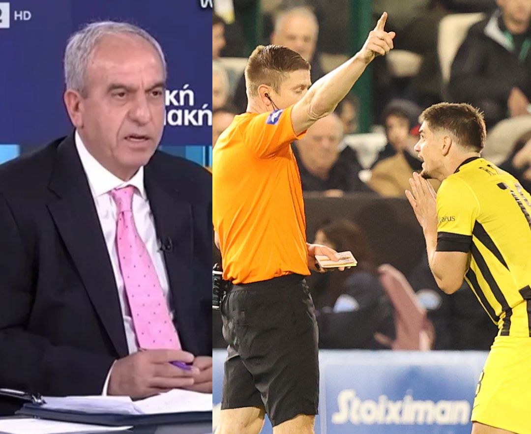 Δικαιώνει την ΑΕΚ ο Παναγιώτης Βαρούχας για τη διαιτησία με Παναθηναϊκό: «Αδικήθηκε η Ένωση»
