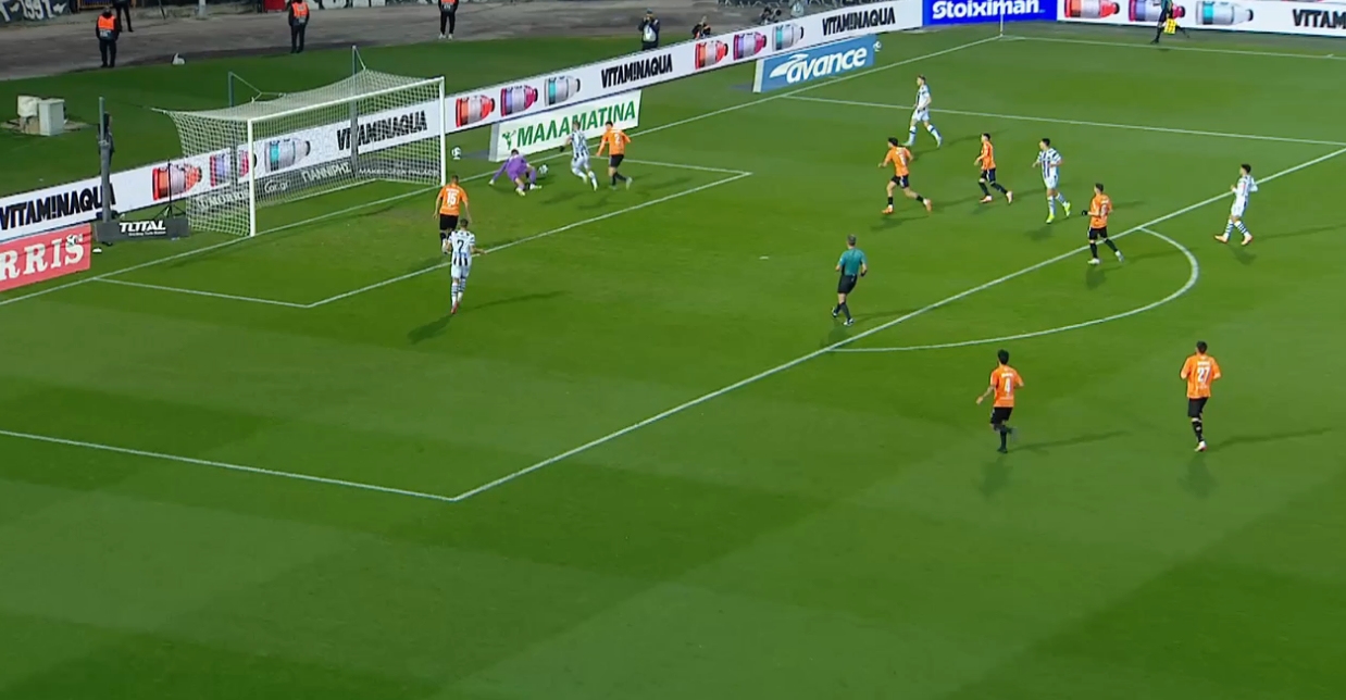 Γκολ... δώρο από τον τερματοφύλακα του ΟΦΗ, το 1-0 του ΠΑΟΚ με Πέλκα (vid)