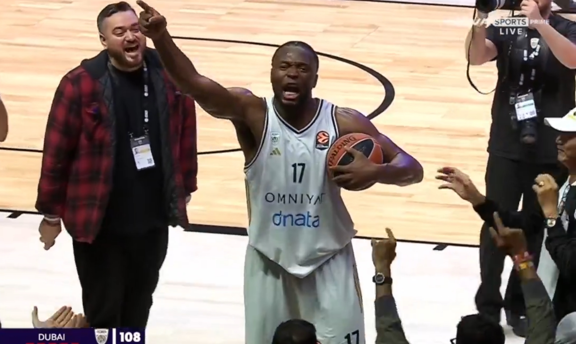 Ο Καμπενγκέλε με 21 πόντους διέλυσε τον Ολυμπιακό, 108-98 η Ντουμπάι!