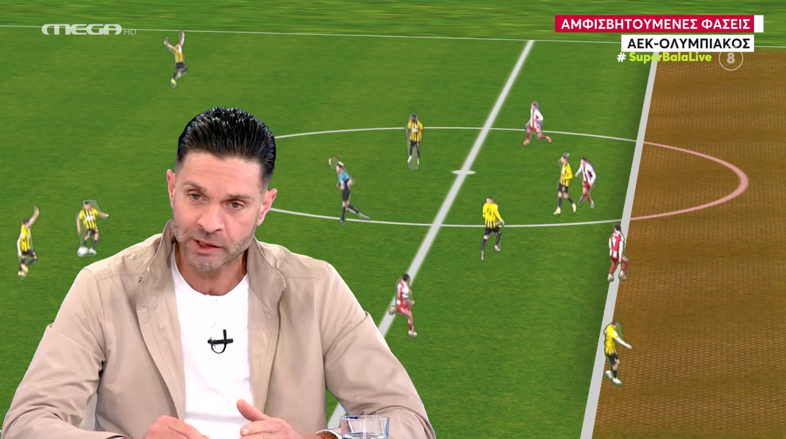 Ρεσιτάλ Σπάθα στο MEGA: Έβαλαν...δική τους γραμμή στο γκολ, είδαν πέναλτι στον Αντρέ Λουίς, ξέχασε την φάση Ποντένσε