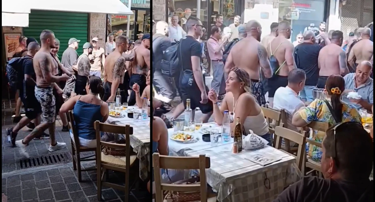 Βίντεο σoκ από το Μοναστηράκι: Οπαδοί της Λέφσκι βολτάρουν ανεξέλεγκτοι